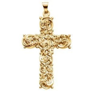 Sculptural Cross Pendant