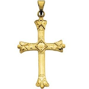 Sculptural Cross Pendant