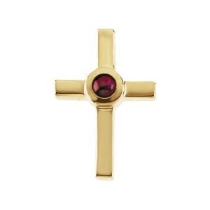 Cabochon Cross Pendant