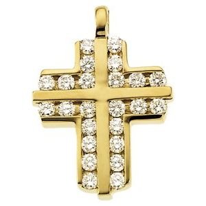 Accented Cross Pendant