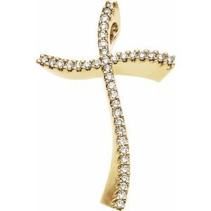 Accented Cross Slide Pendant