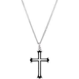 Enamel Cross Necklace