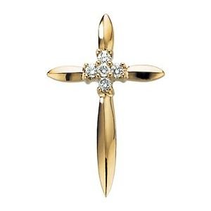 Accented Cross Pendant