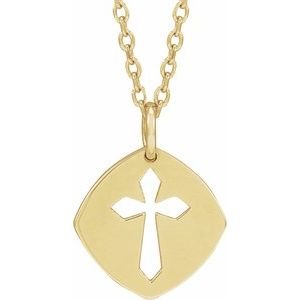 Pierced Cross Necklace or Pendant - Image 3