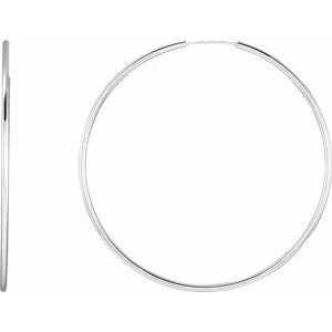 Endless Tube Hoop Earrings