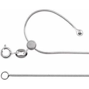 1 mm Adjustable Snake Chain