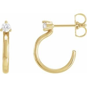 Accented Hoop Earrings