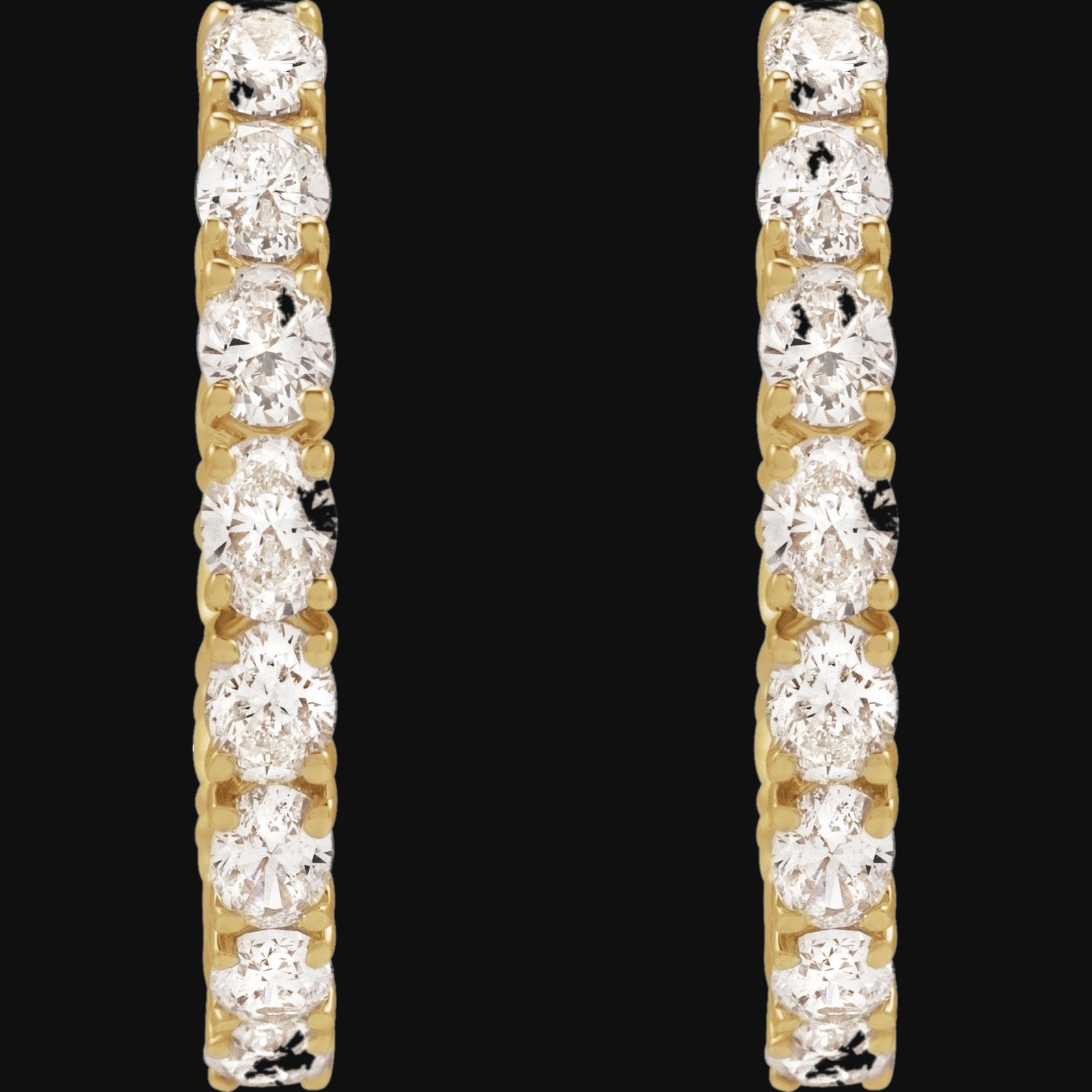 Inside-Outside Hoop Earrings - Image 3