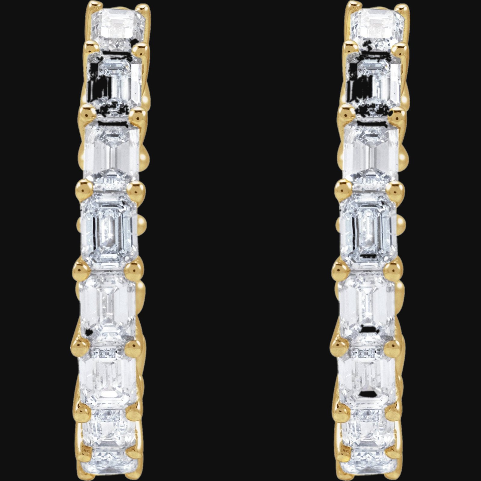 Inside-Outside Hoop Earrings - Image 3