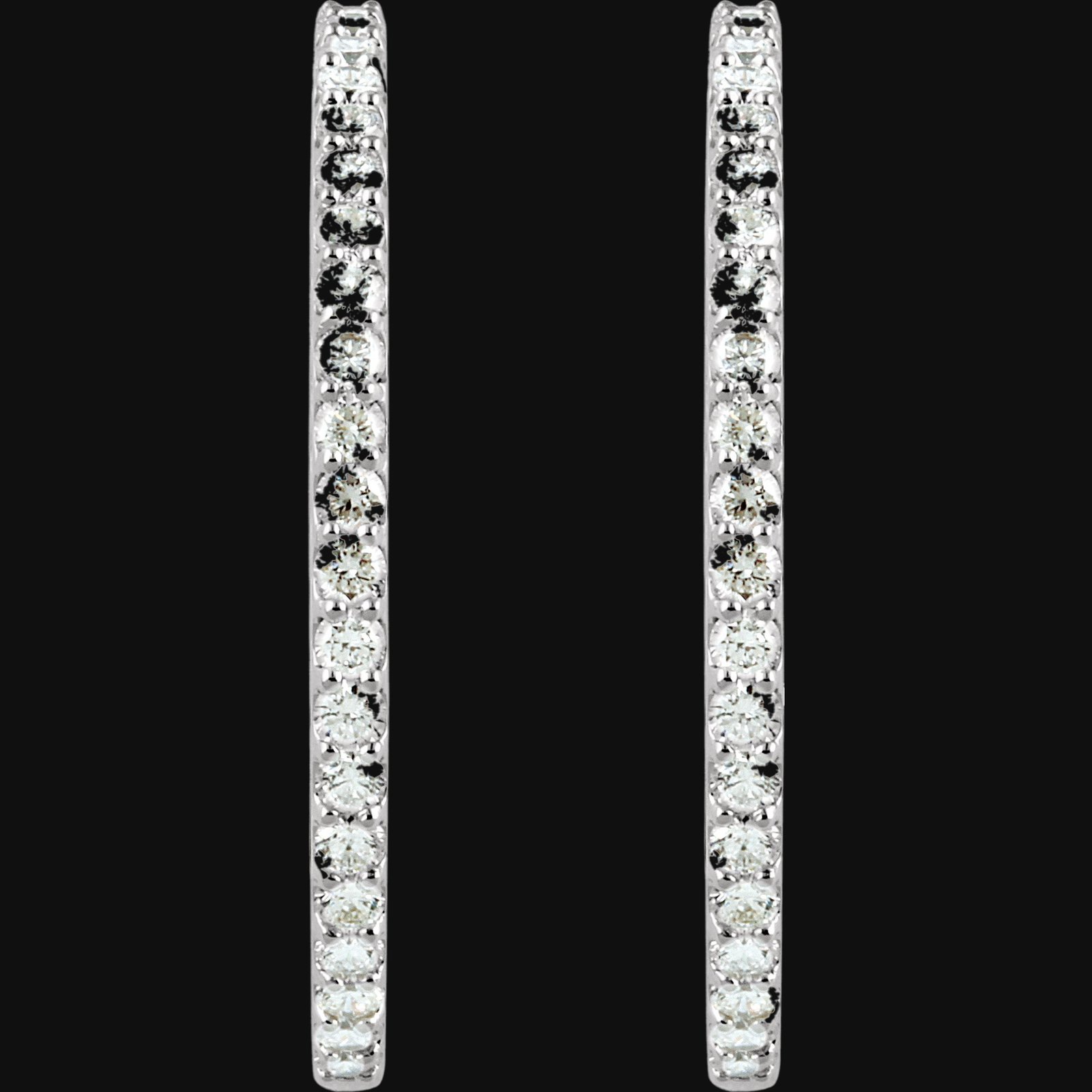 Inside-Outside Hoop Earrings - Image 2