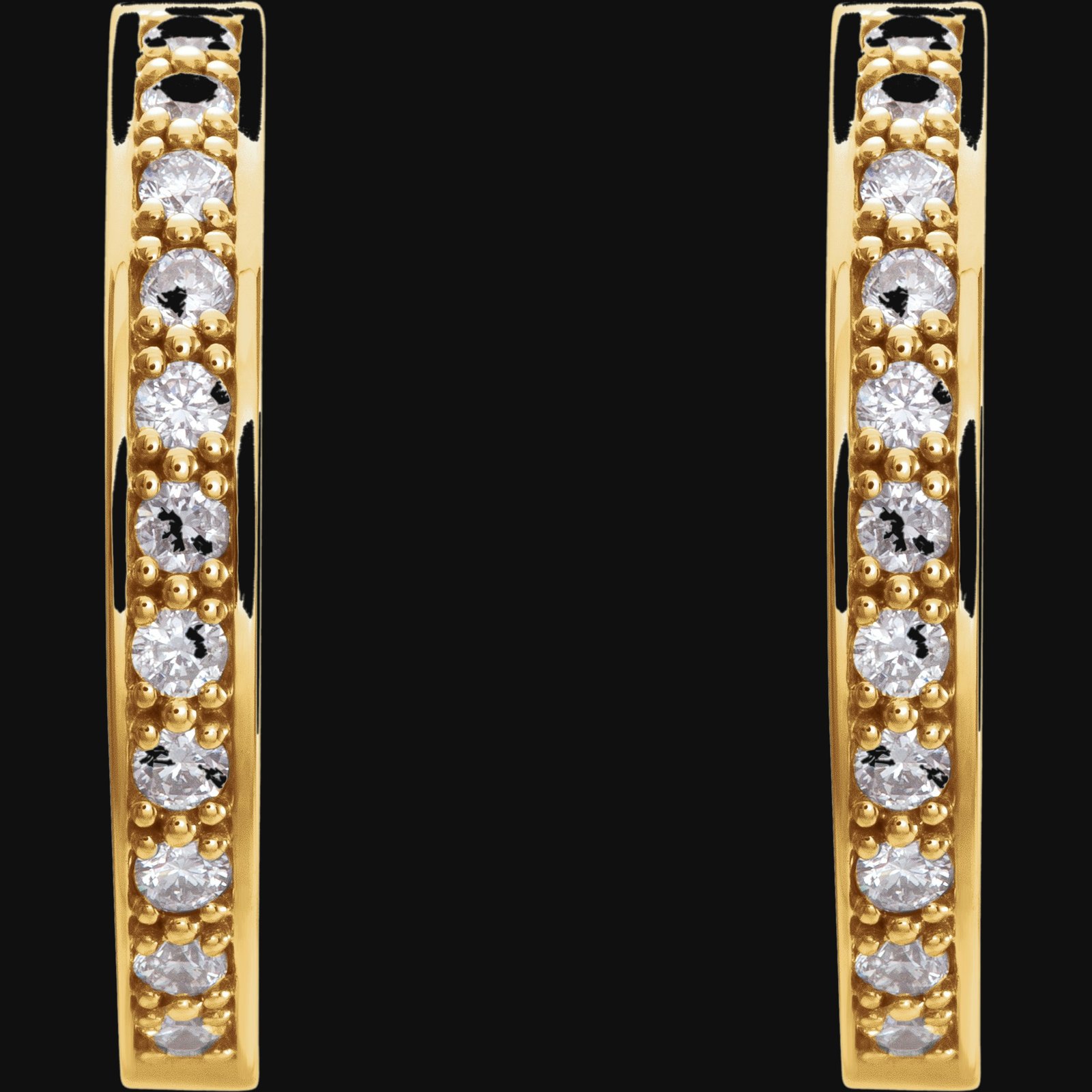 Inside-Outside Hoop Earrings - Image 2
