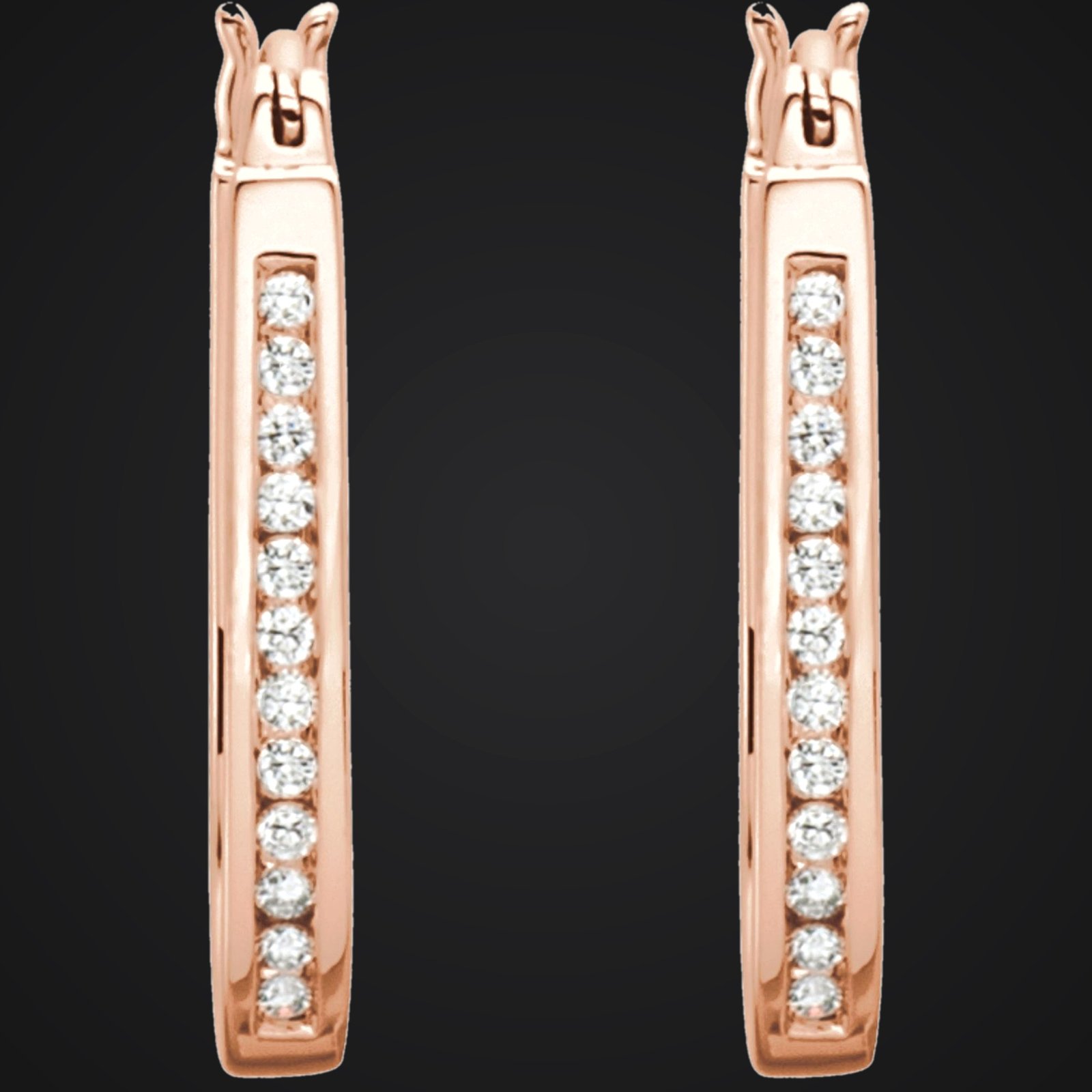 Inside-Outside Hoop Earrings - Image 2