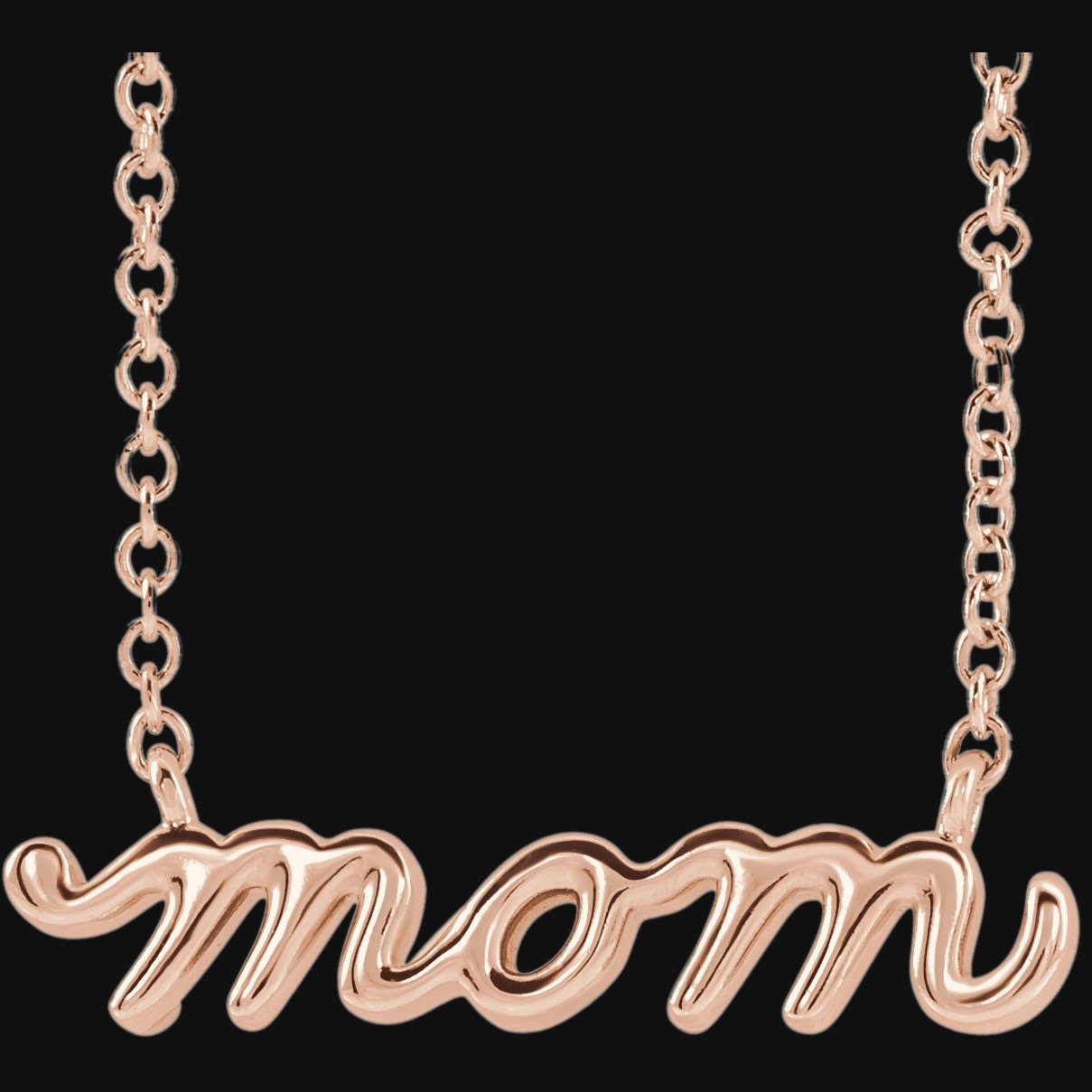 Petite Mom Script Necklace or Center - Image 3