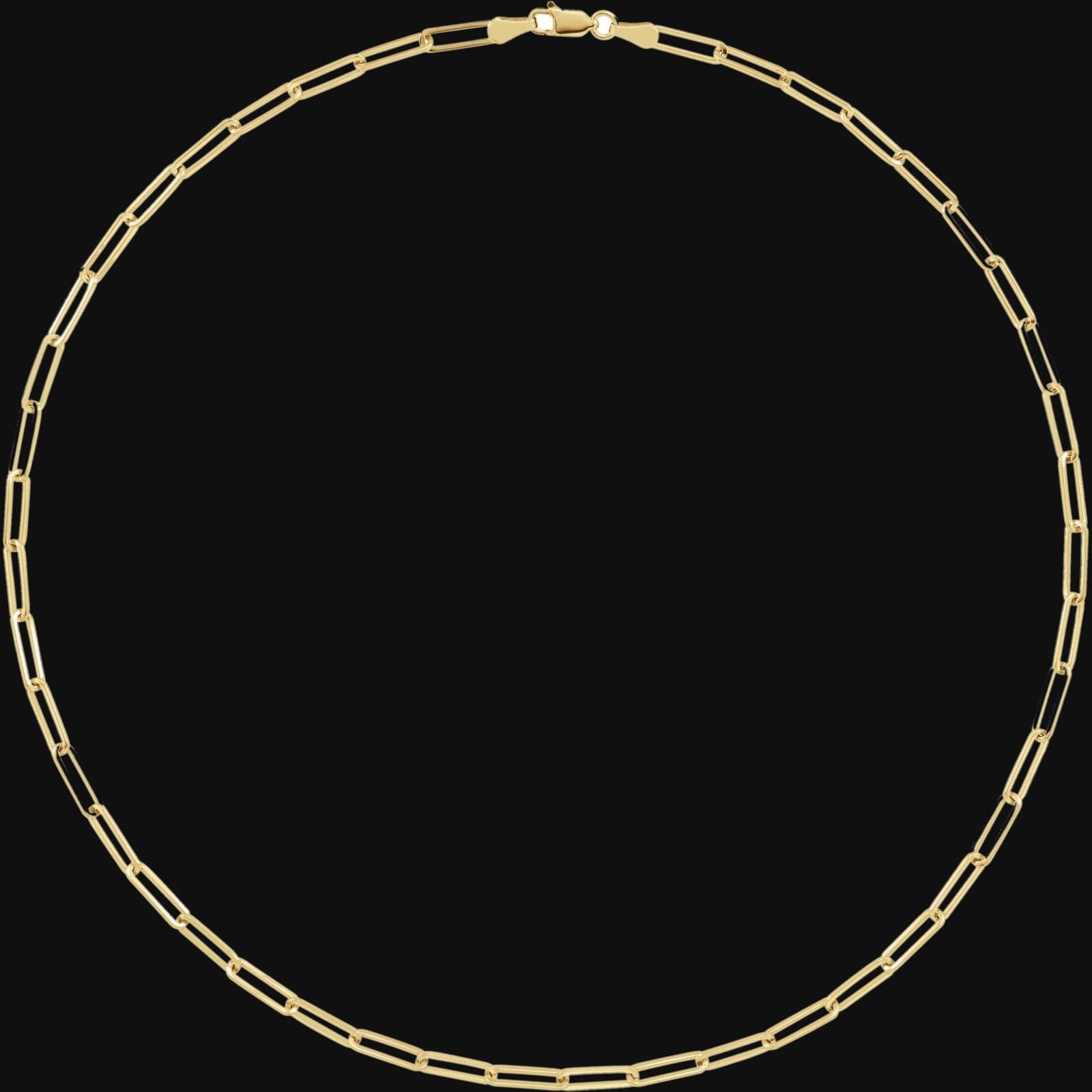 3.85 mm Paperclip-Style Chain - Image 2